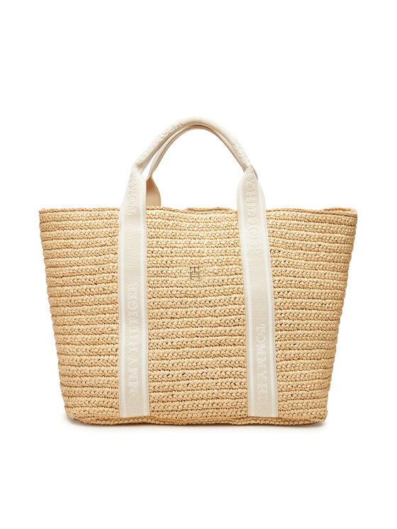 

Сумочка Th Spring Logo Tote AW0AW17196 Tommy Hilfiger, бежевый