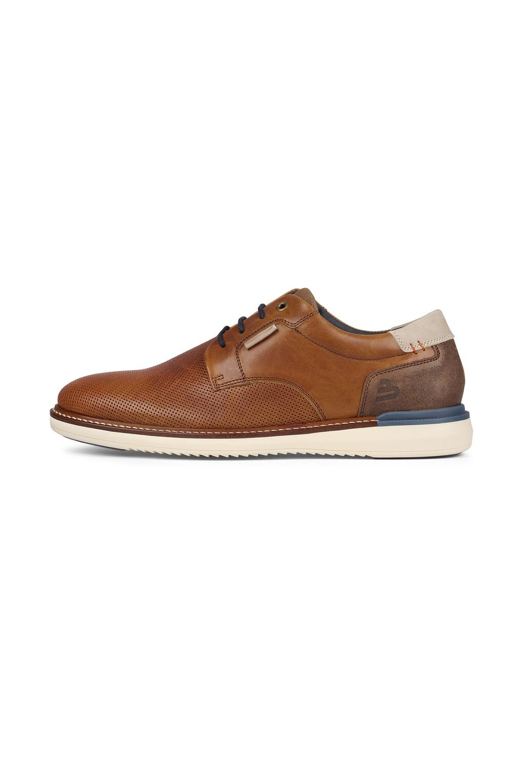 

Спортивные туфли на шнуровке FLIN Bullboxer, цвет cognac