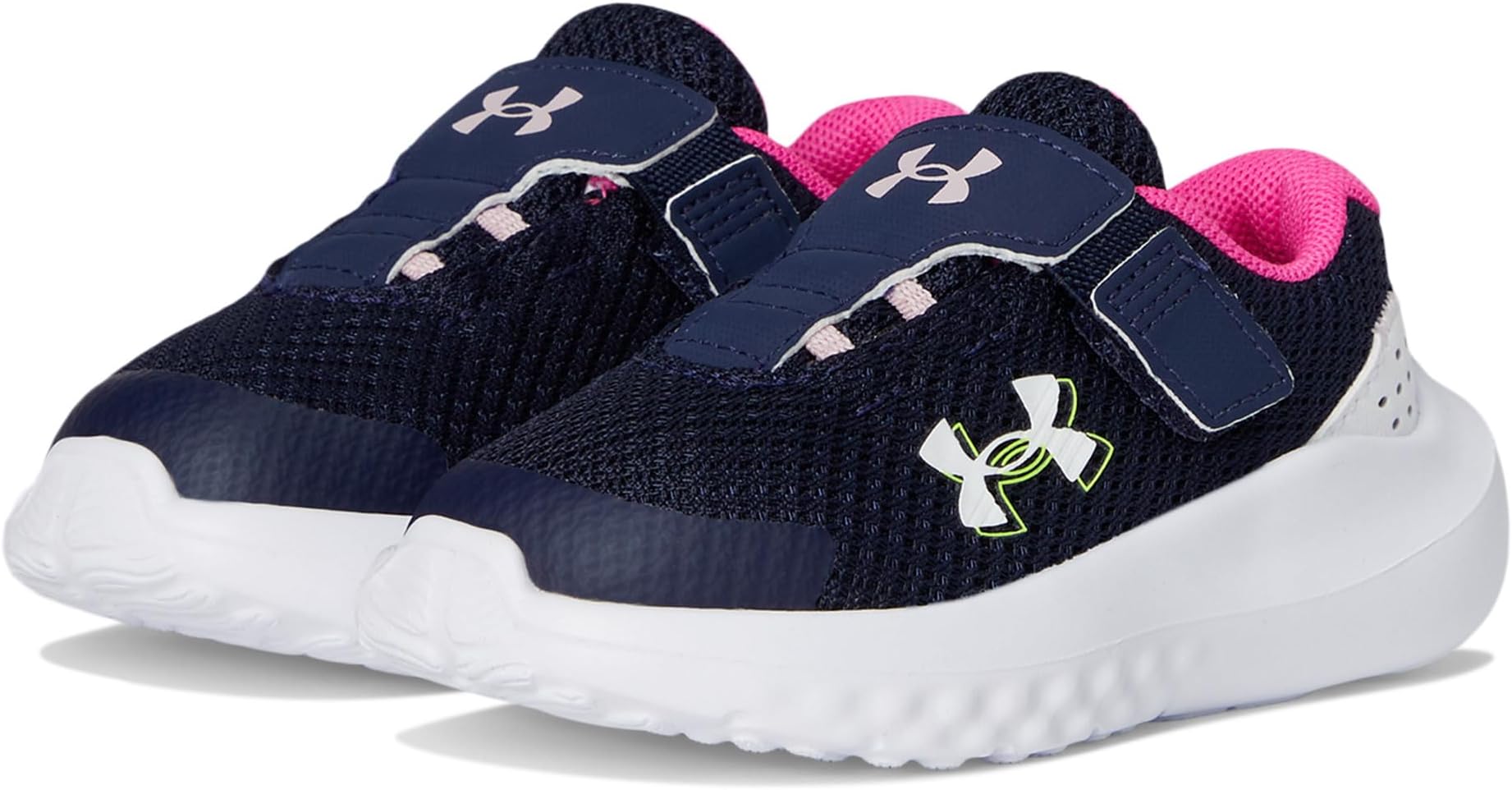 

Кроссовки Under Armour Kids Surge 4 Alternate Closure, Midnight Navy/Rebel Pink/White