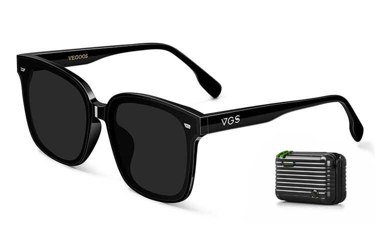 

Солнцезащитные очки унисекс Vegoos, Подарочная коробка (черная рамка, прогрессивная красная)