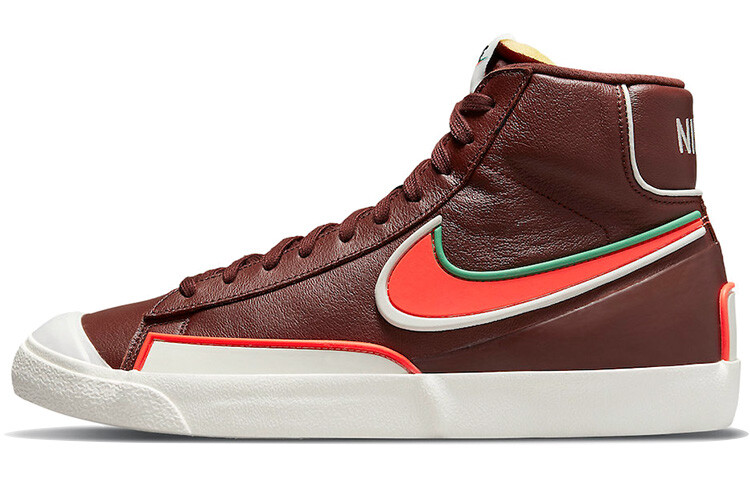 

Кроссовки Nike Blazer Mid 77 Infinite Bronze Eclipse Crimson, Коричневый, Кроссовки Nike Blazer Mid 77 Infinite Bronze Eclipse Crimson