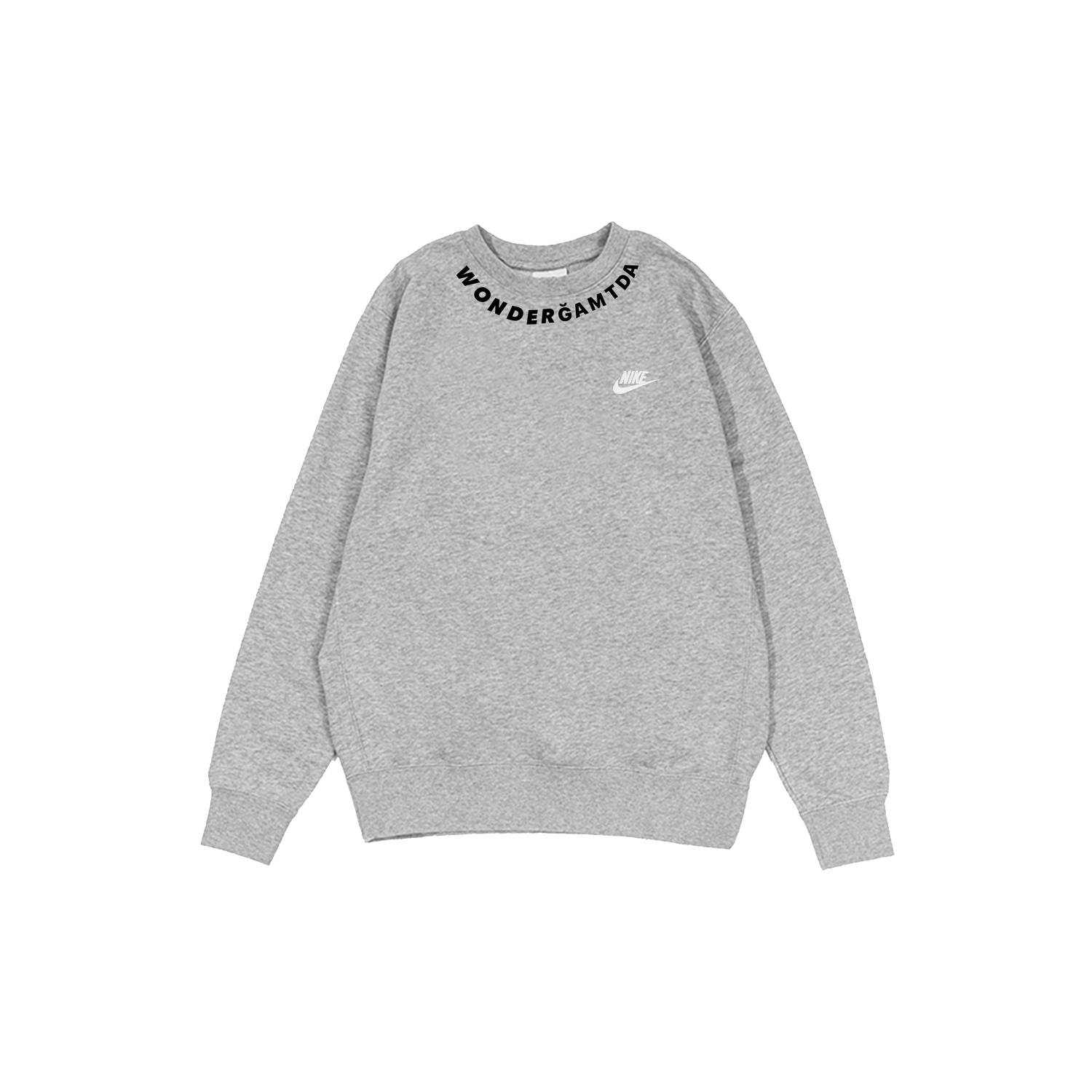 Толстовка dri fit мужская gray Nike, серый
