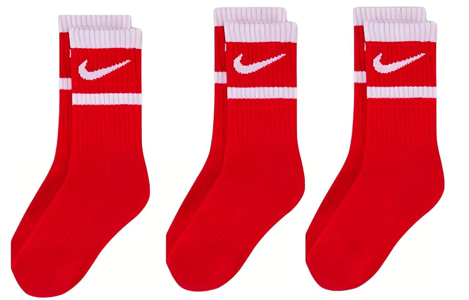 Nike Носки 3 пары University Red детские