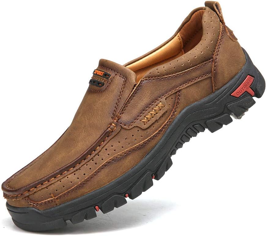 

Мужские классические лоферы Veslexth, кожаная обувь для прогулок, досуга и вождения, слипоны, кроссовки, повседневные мягкие удобные туфли, желтый