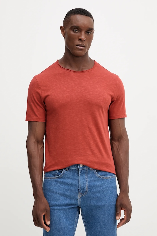 

Хлопковая футболка United Colors Of Benetton, оранжевый