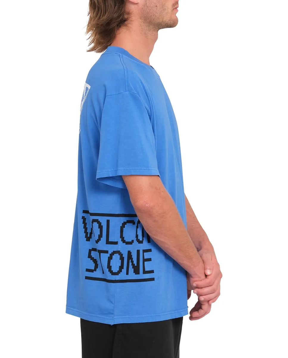 

Футболка мужская с короткими рукавами и круглым вырезом Volcom, синий