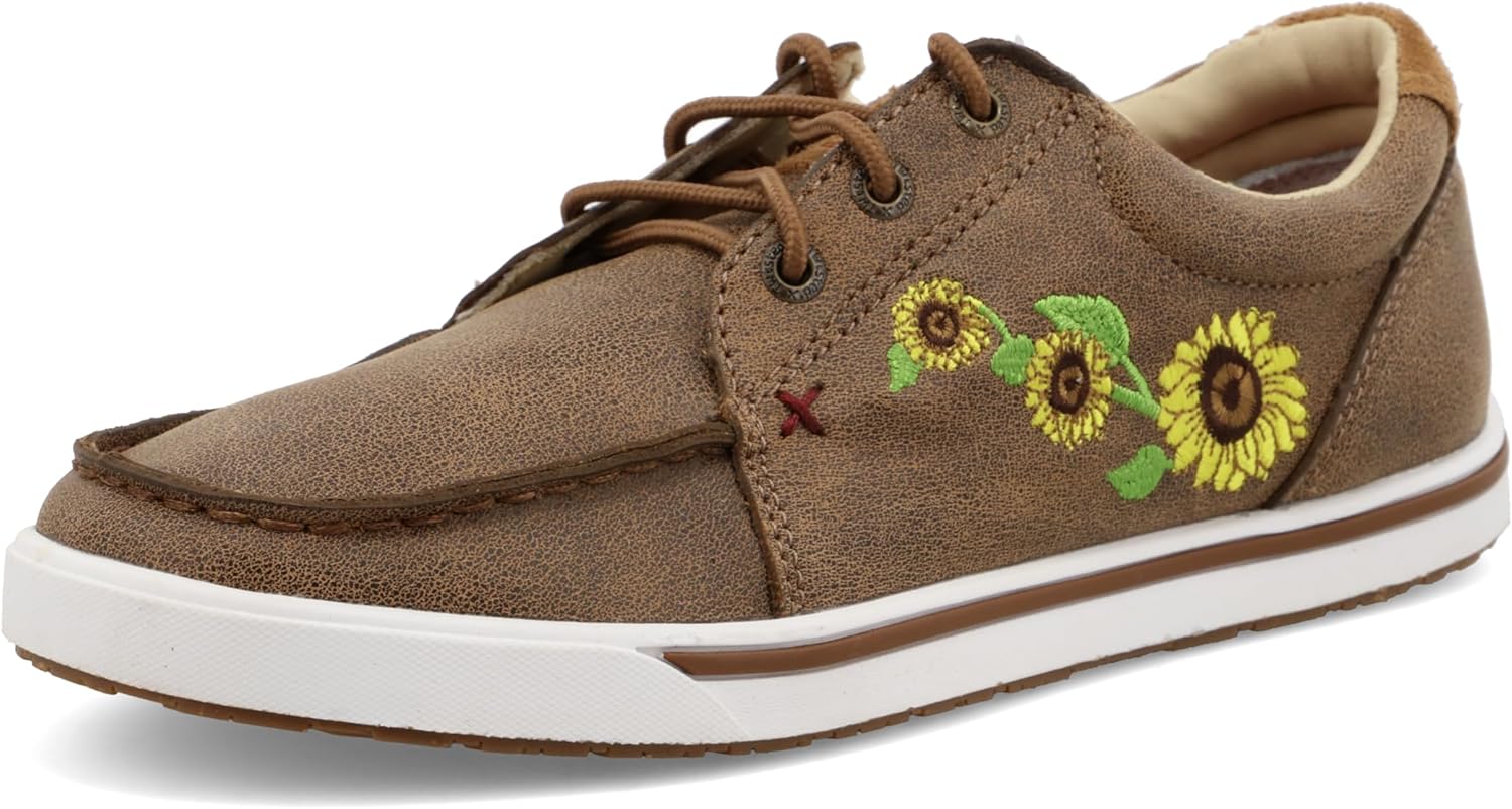 

Мужские повседневные ковбойские кроссовки Twisted X в стиле Hooey Loper, светло-серые, 11 Bomber & Sunflower