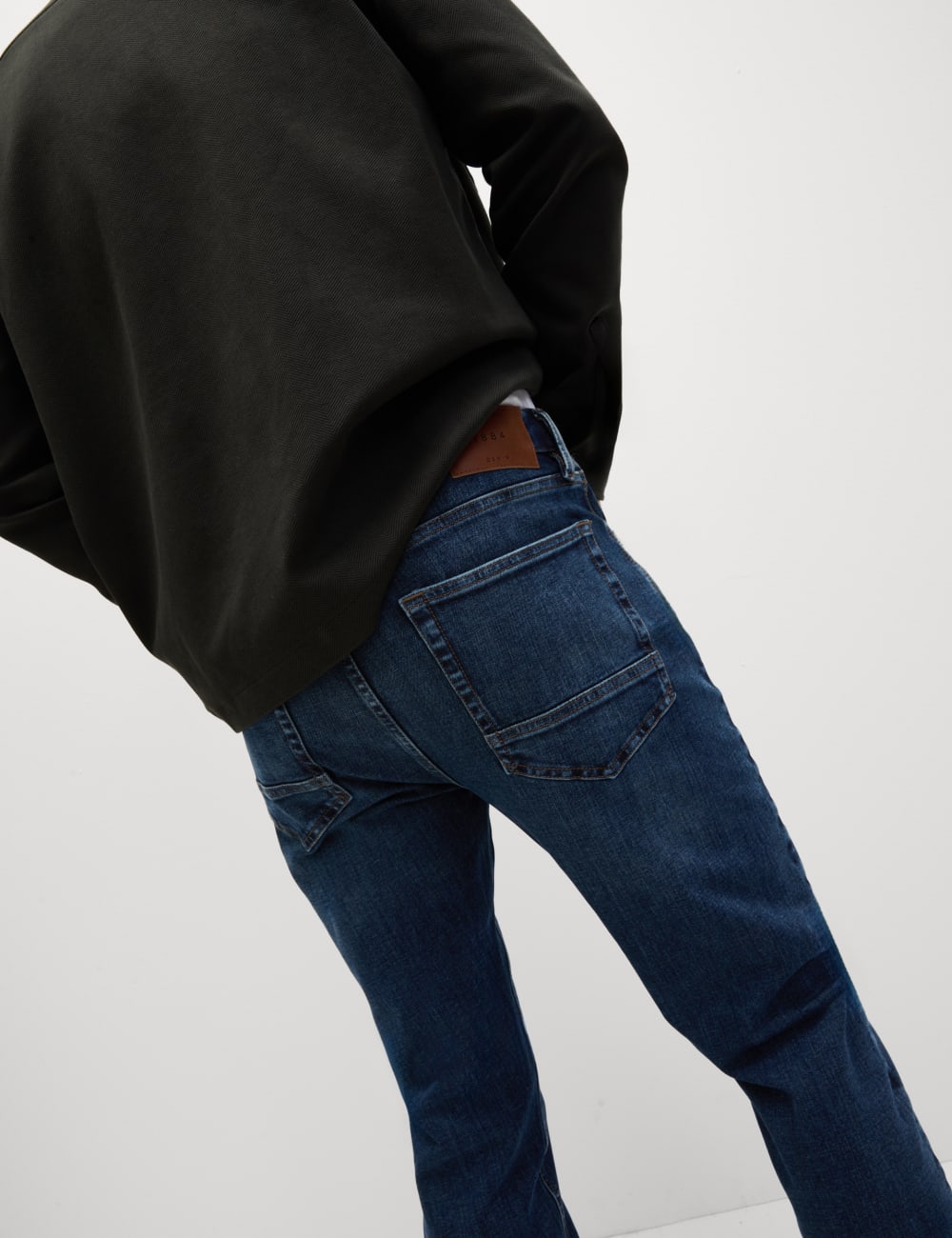 

Джинсы Skinny Fit 360 Flex Stretch Marks & Spencer, средний синий