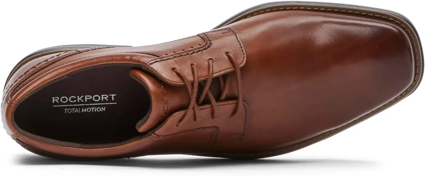 Мужские оксфорды Rockport Next Gen с гладким носком, New Brown — фото 3