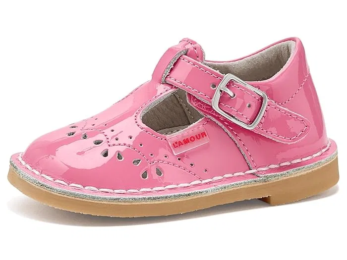Сандалии Ruthie L'Amour Shoes Kids, Patent Malibu Pink