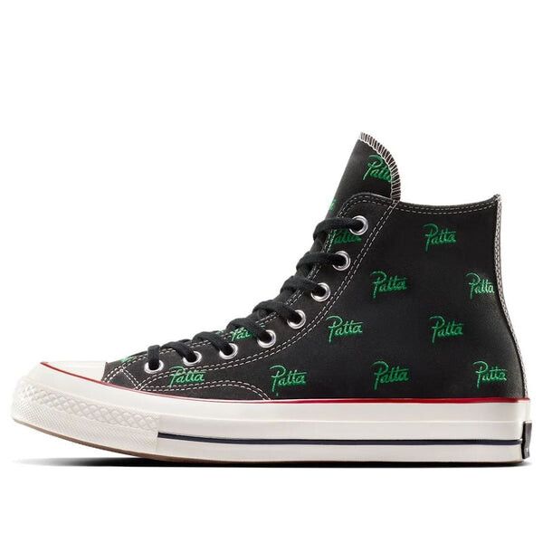 

Кроссовки x patta chuck 70 '20th anniversary 'black' Converse, черный