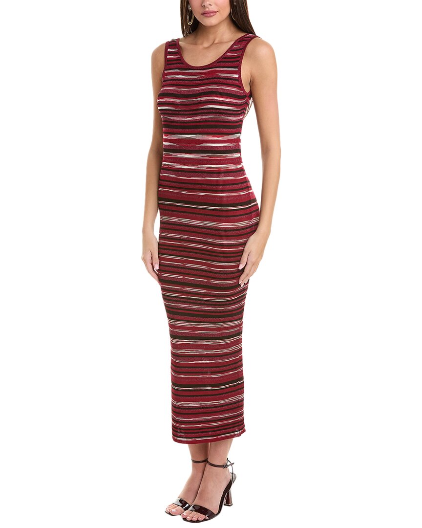 

Платье макси в рубчик M Missoni, красный