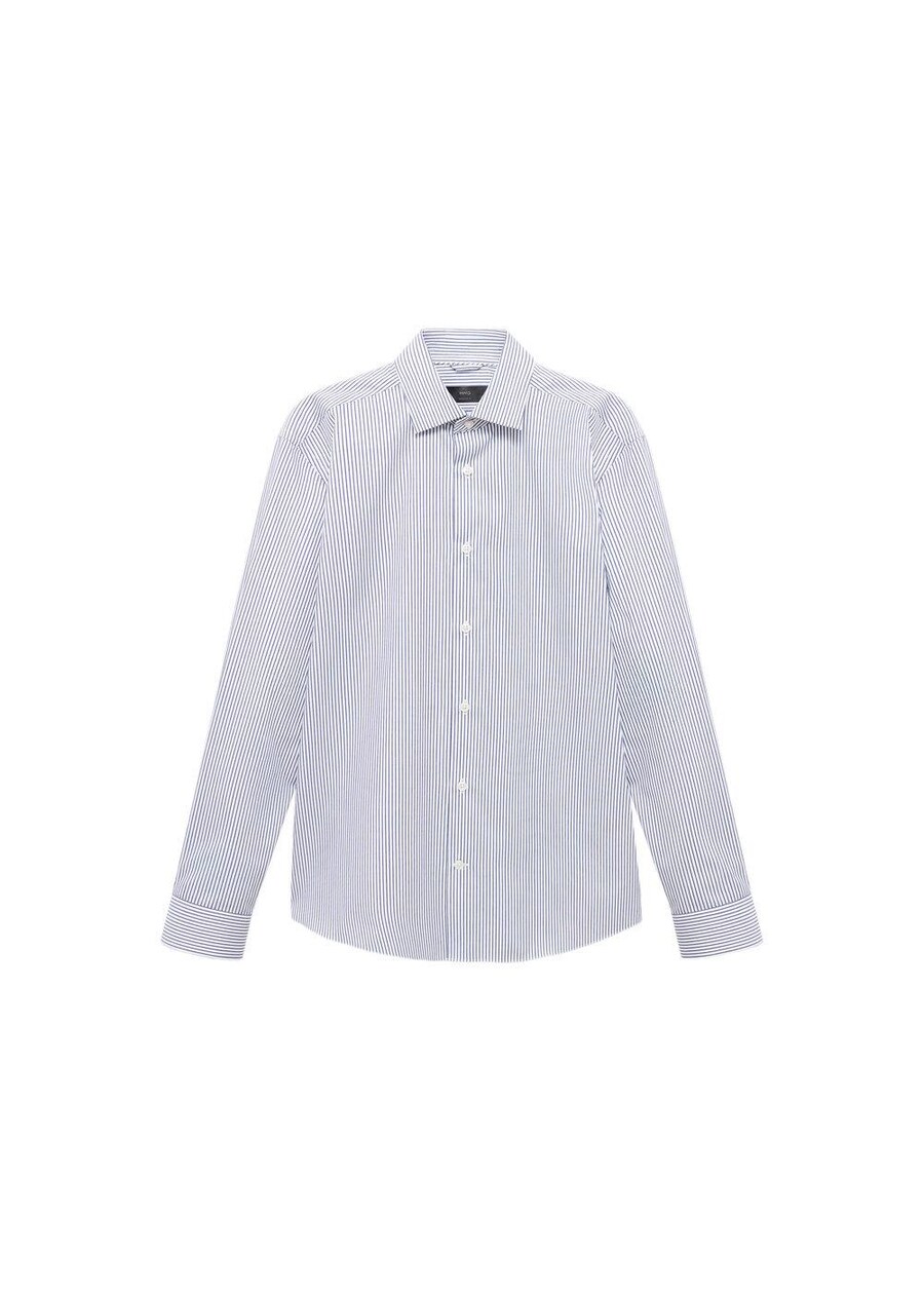 

Рубашка на пуговицах классического кроя MANGO MAN Lando, Light blue