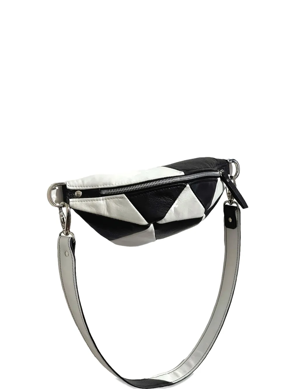 

Сумка на плечо из комбинированной кожи Nasha, черный