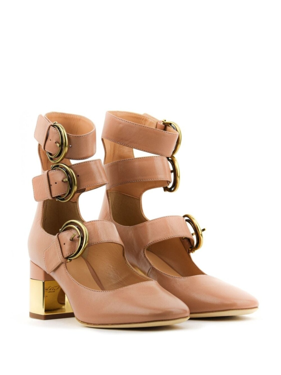 

Chloé туфли-лодочки Alizè 65 мм из кожи, нейтральный цвет