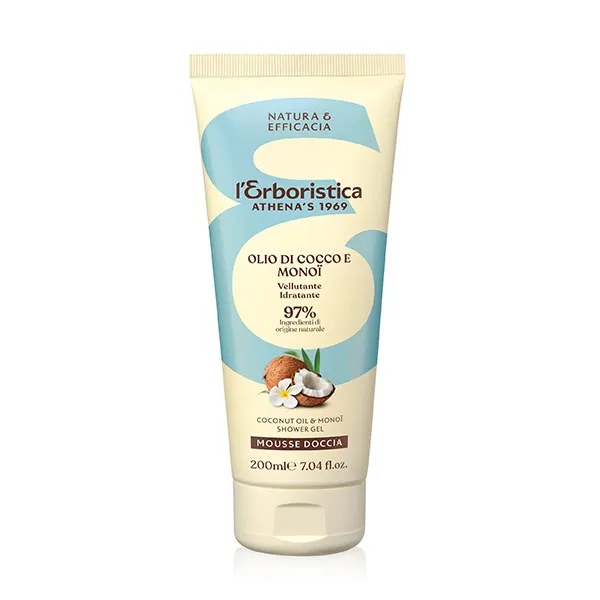 

Мусс для душа с кокосовым маслом Olio Di Coco E Monoï L'Erboristica, 200 ml