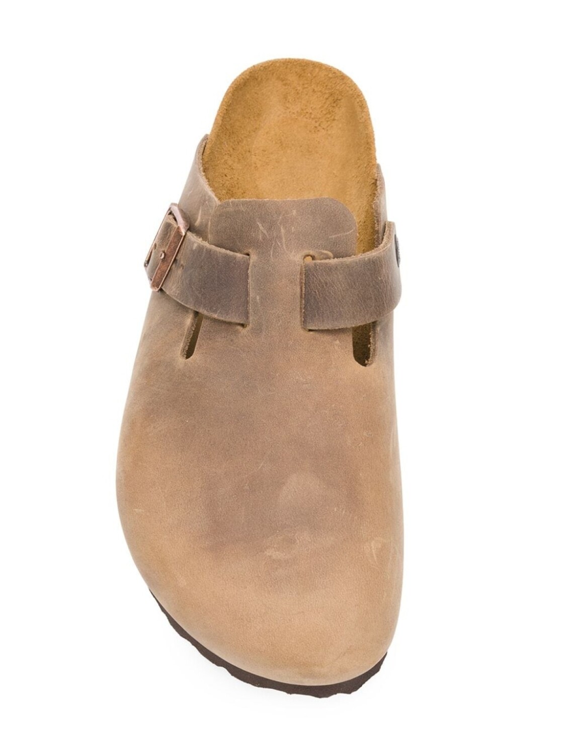 Birkenstock фирменные сандалии с закрытым носом, коричневый — фото 4