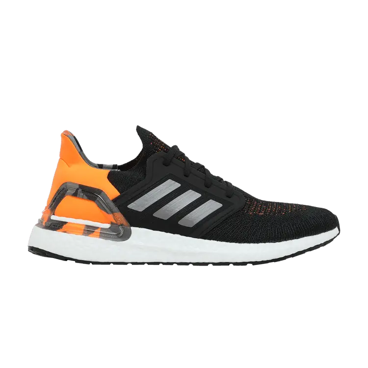 

Кроссовки adidas UltraBoost 20 'Black Signal Orange'', черный