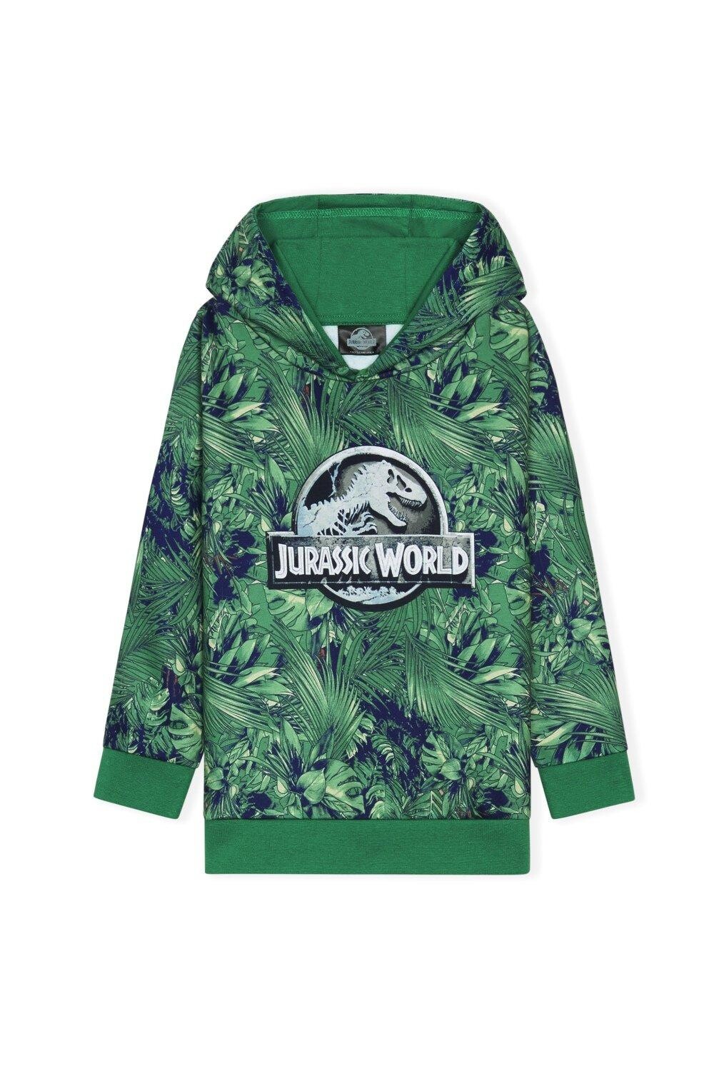 

Толстовка через голову Jurassic World, зеленый