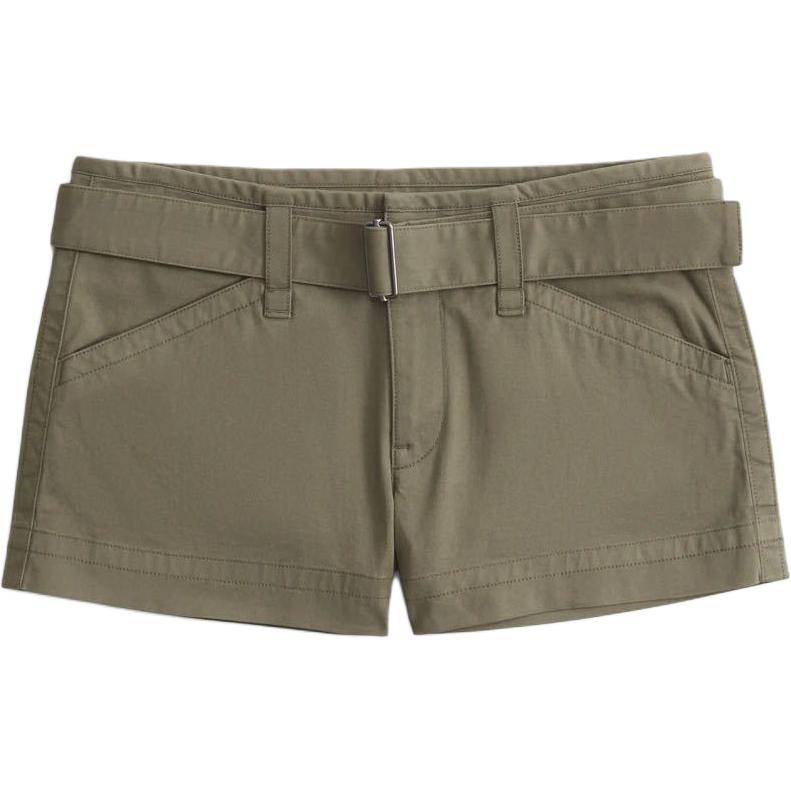 

Женские карго-шорты Abercrombie＆Fitch, оливковый