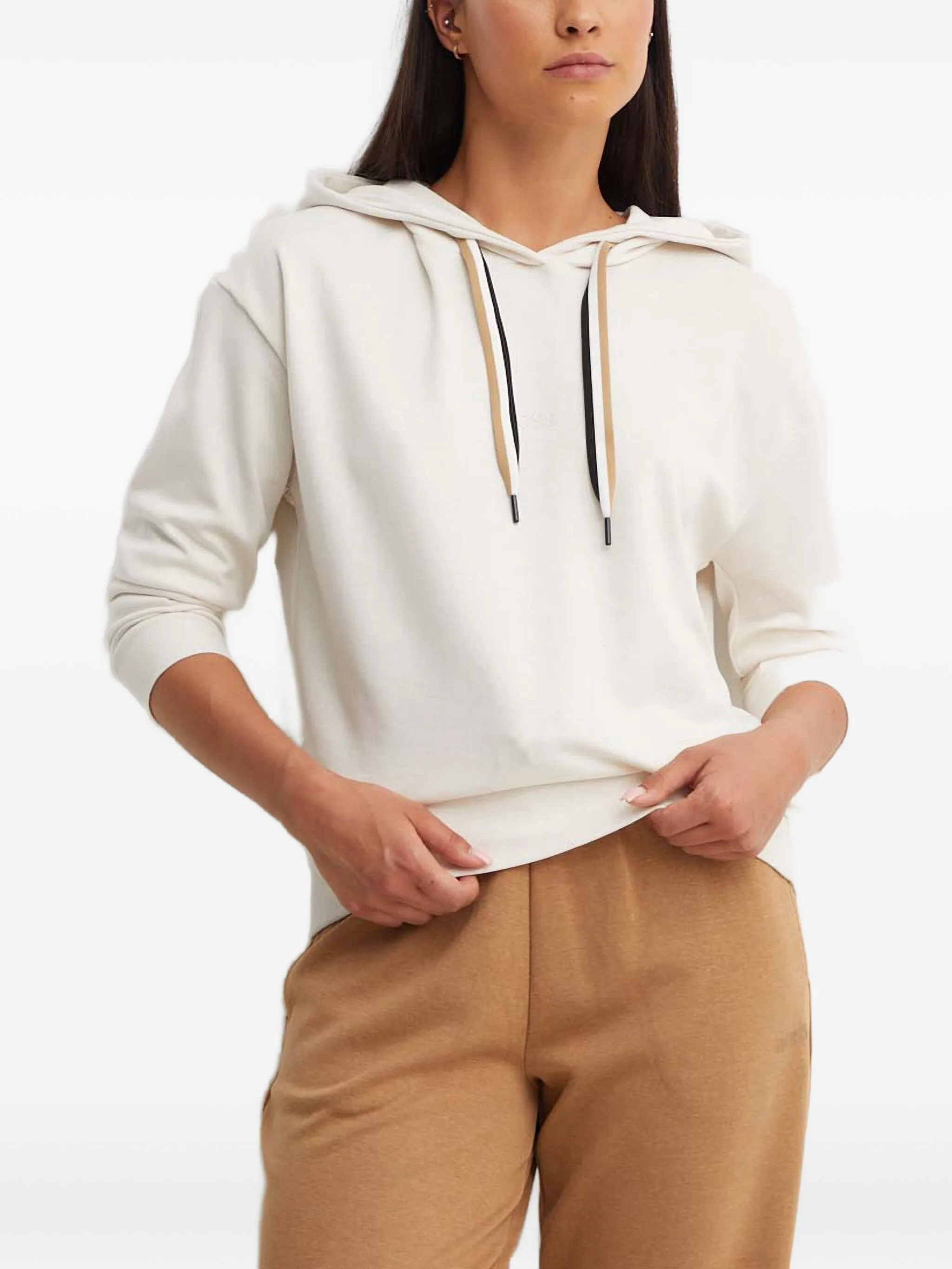 

Худи с логотипом Boss, белый