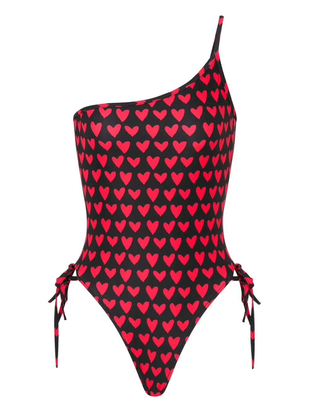 

Купальник с принтом Moschino, черный