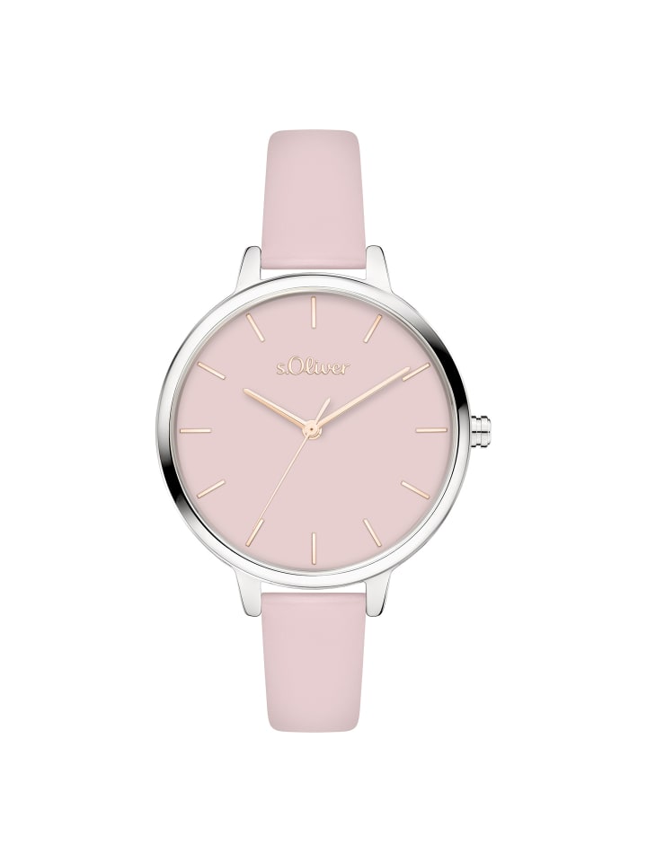 

s.Oliver Классические и неподвластные времени наручные часы розового цвета