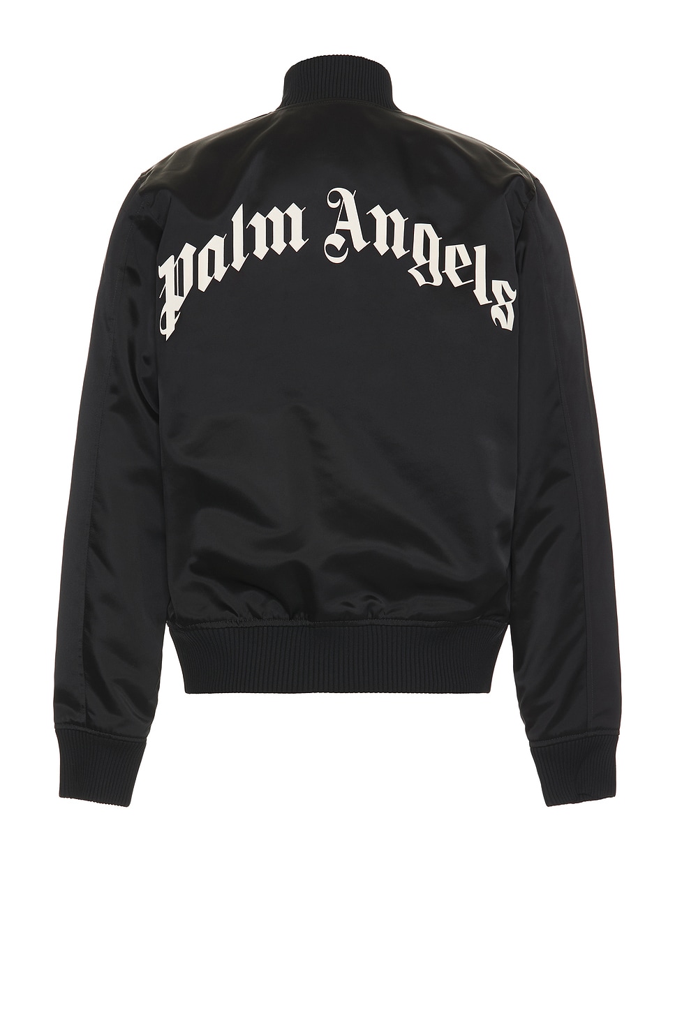 

Бомбер с изогнутым логотипом Palm Angels, черный