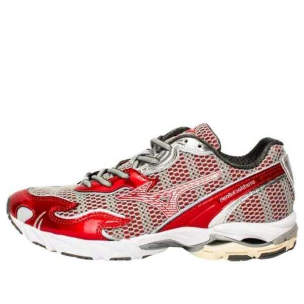

Кроссовки wave rider 10 'flame wave one block down koi' Mizuno, красный
