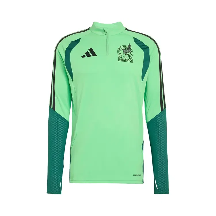 Спортивный лонгслив Adidas Mexico 26 Tiro Top, зеленый