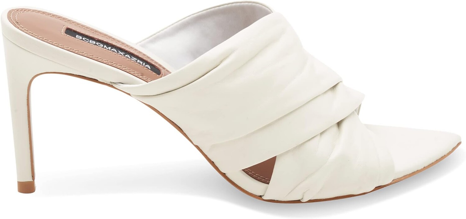 

Туфли BCBGMAXAZRIA Dixie Leather Mule, цвет Optic White