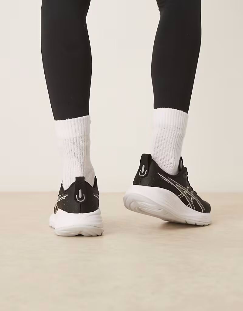 Кроссовки для бега Asics Gel-Cumulus 27 черного и бетонного цвета — фото 3