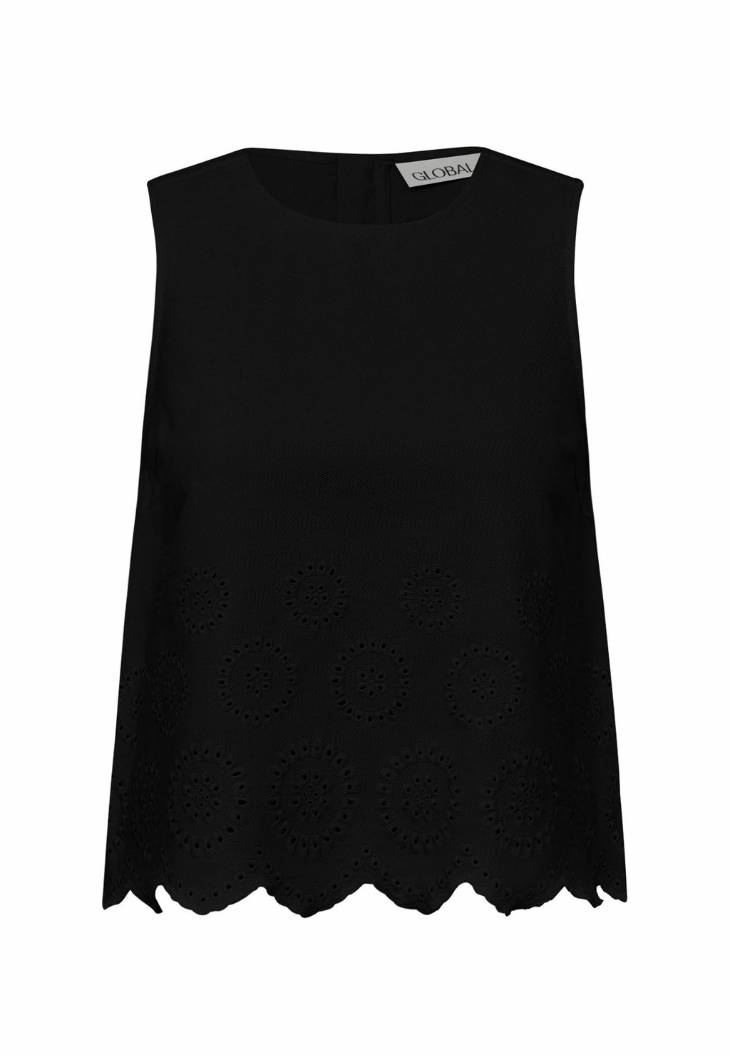 

Топ RIHNE SCALLOP Global Funk, черный