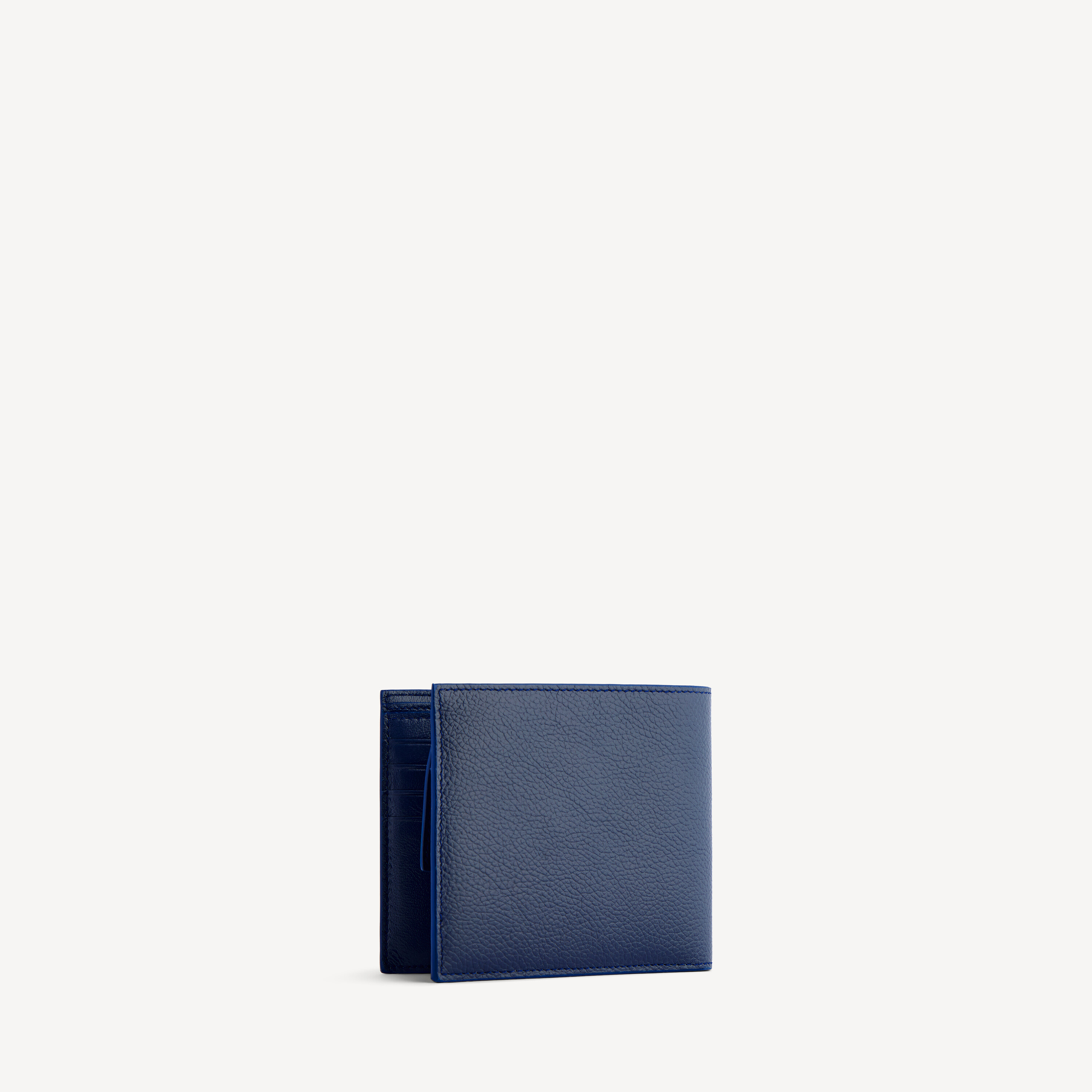 Мужское складное портмоне cash square для монет, темно-синее/бордовое BALENCIAGA, бордовый/темно-синий — фото 2