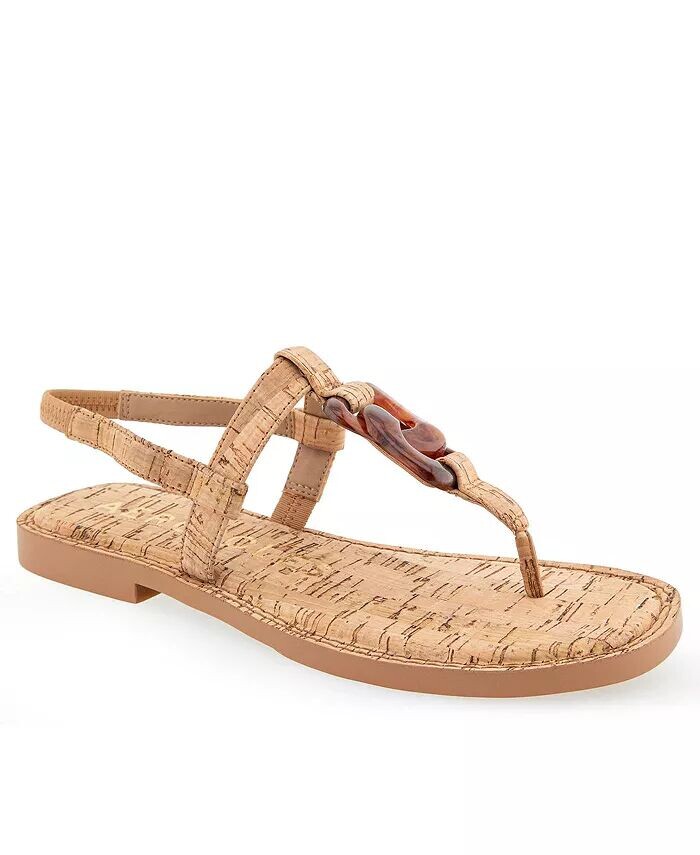 

Женские карминовые сандалии Aerosoles, бежевый