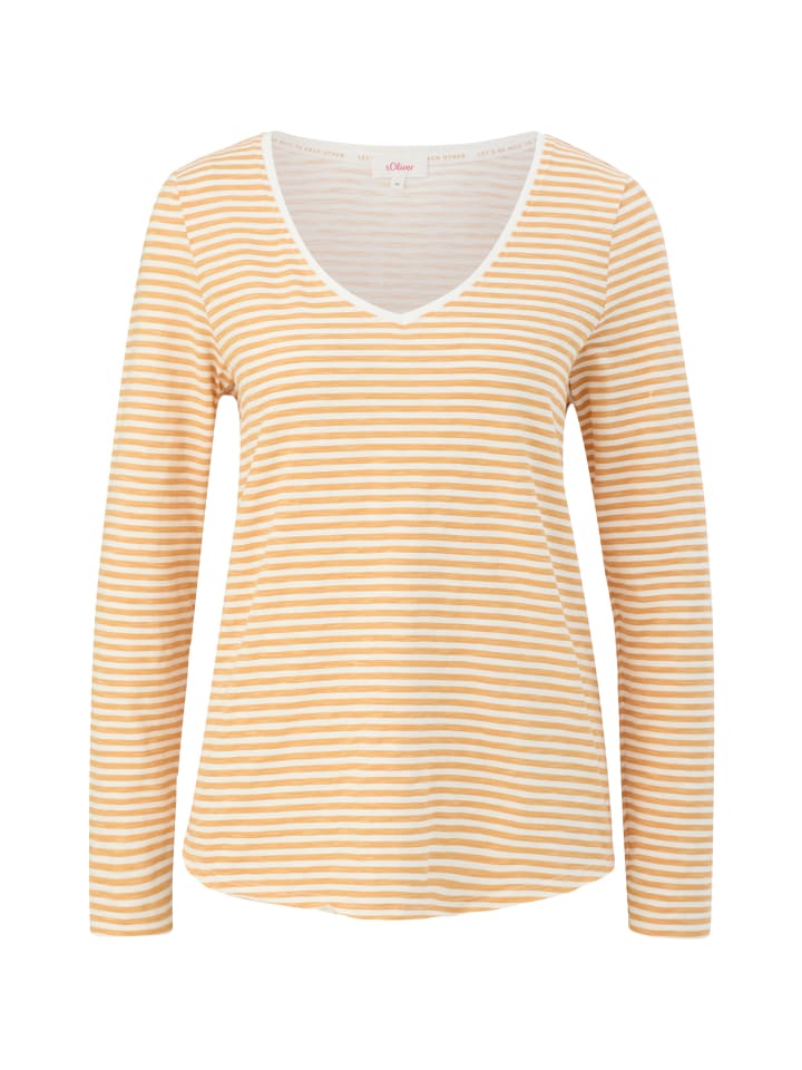 

s.Oliver Лонгслив в цвете 17G6_mango