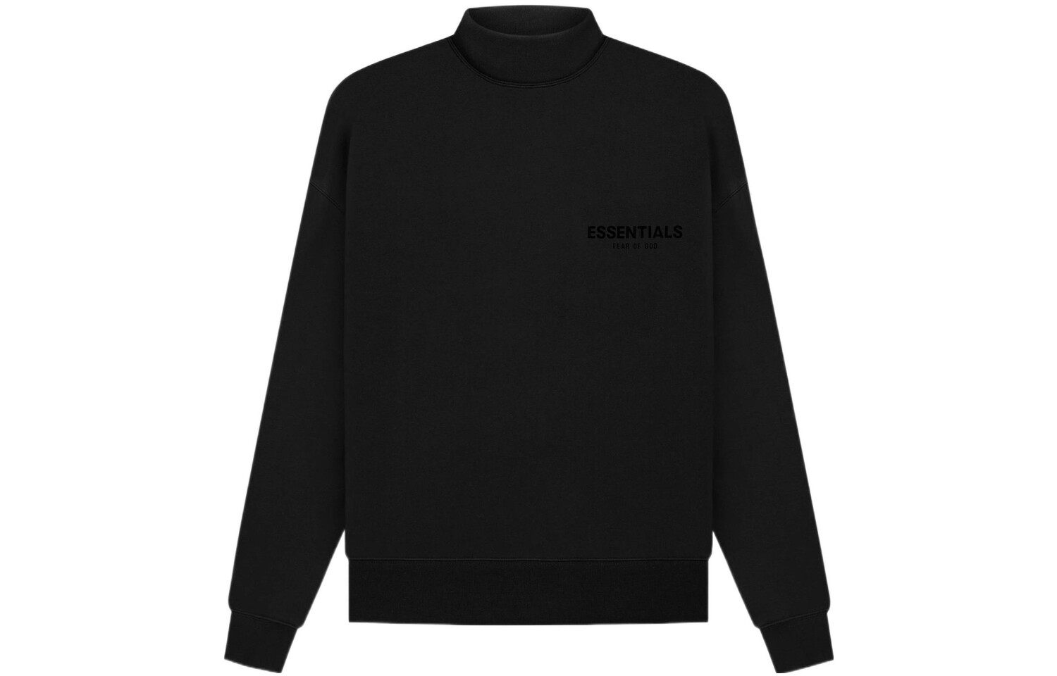 

SS22 Толстовка мужская черная Fear Of God Essentials, черный
