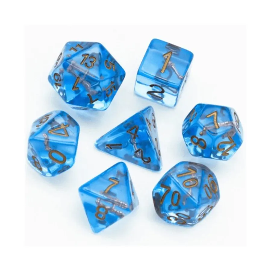 

Набор Poly — Волшебная палочка с бронзой (7), Dice Sets - Class Dice