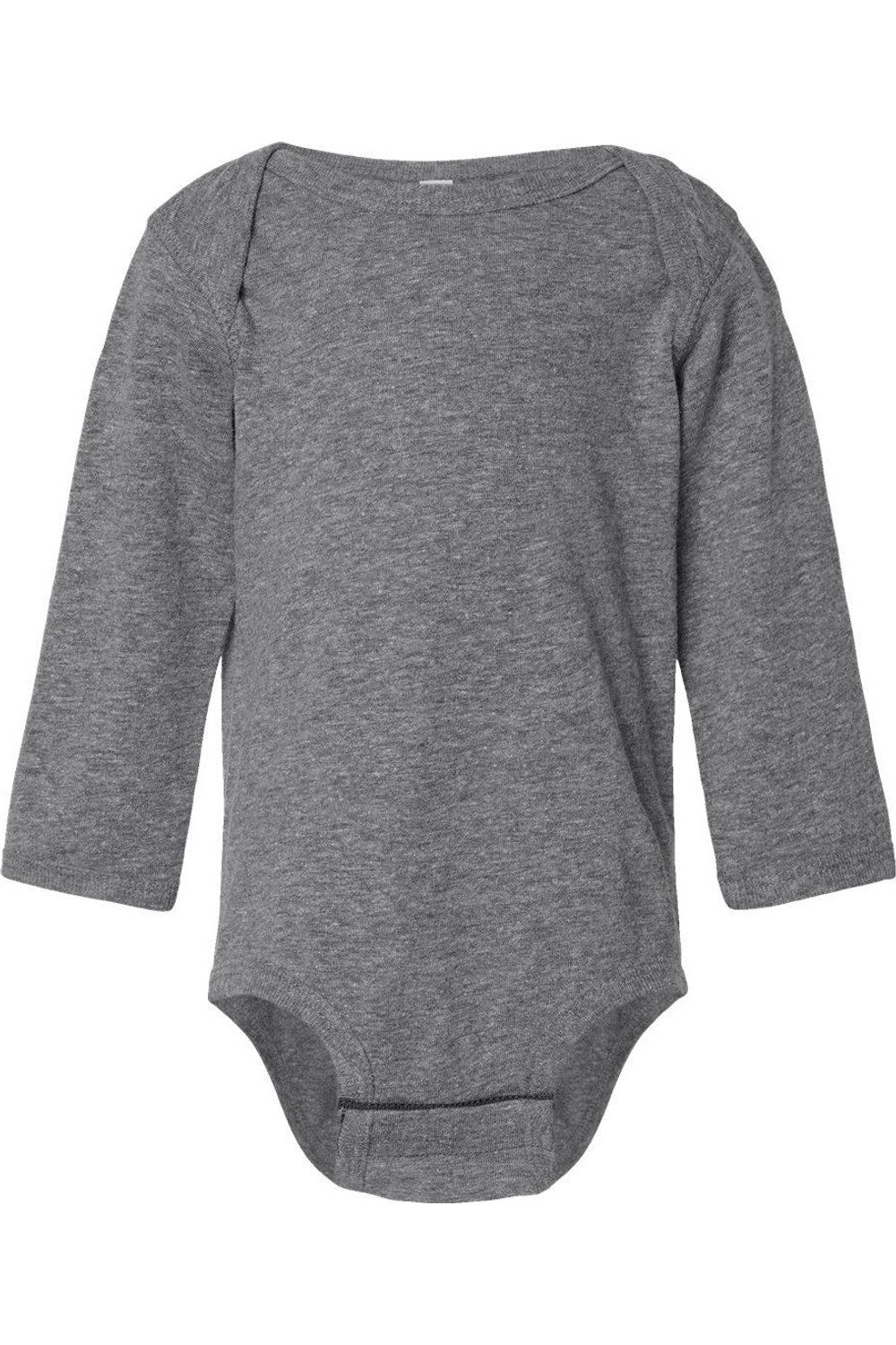 

Rabbit Skins Детский комбинезон из тонкого джерси с длинными рукавами, Granite Heather