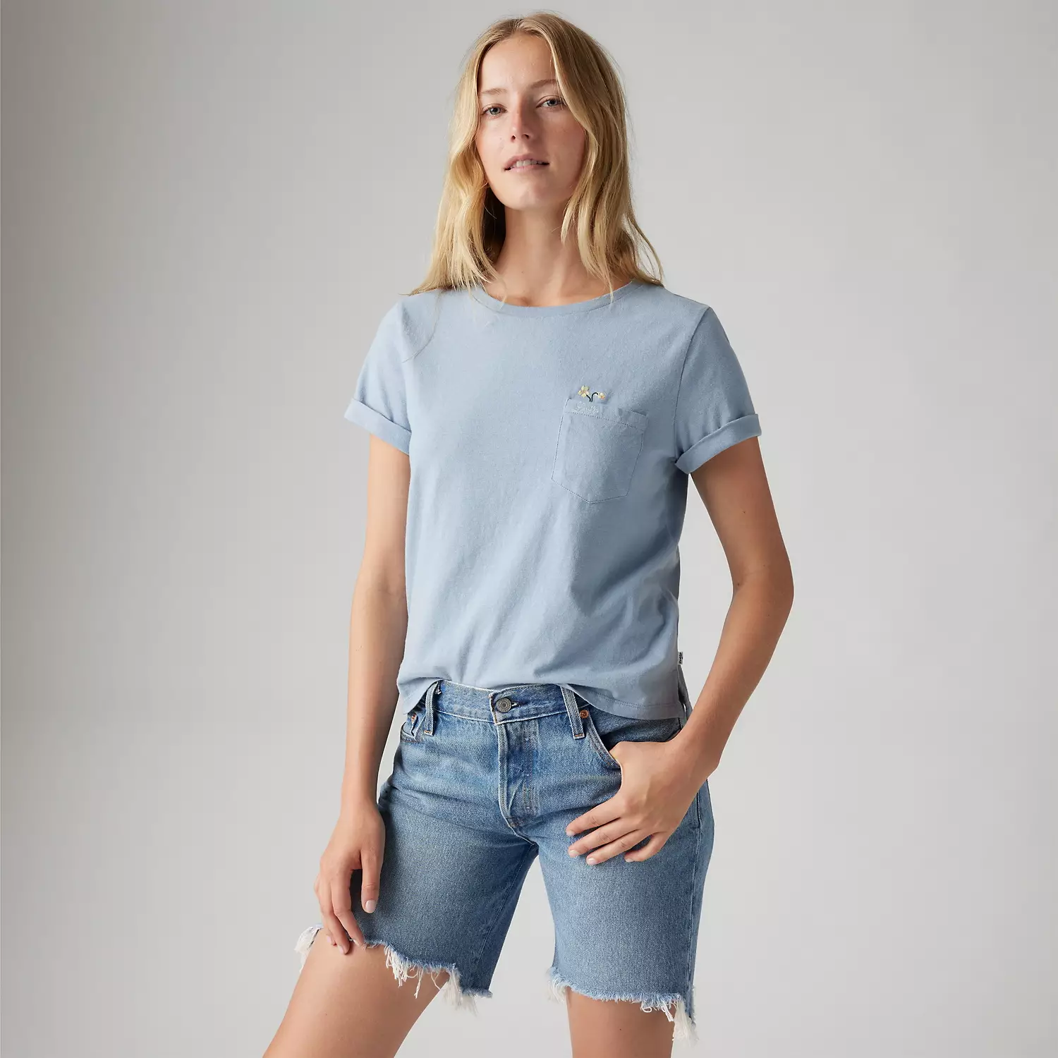 

Футболка с рисунком Марго Levi's, цвет Delicate Embroidery - Blue