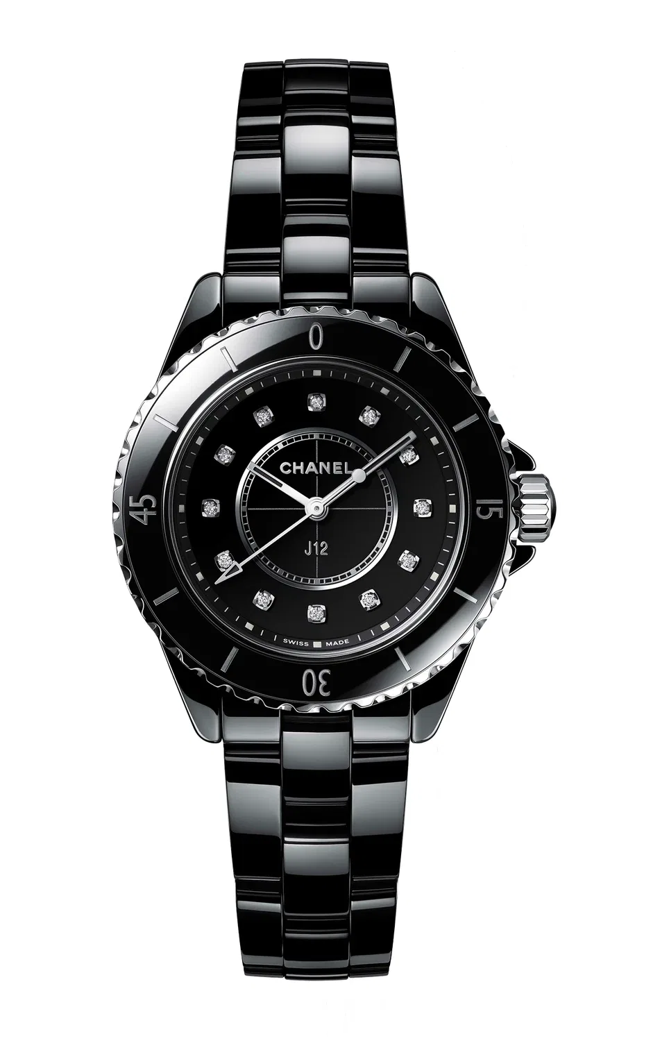J12, 33 мм - H5701 CHANEL, черный