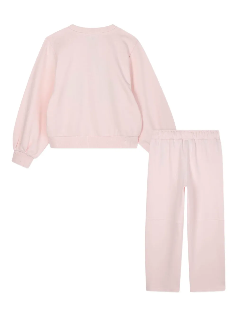 Спортивный костюм с принтом Kenzo Kids, розовый — фото 2