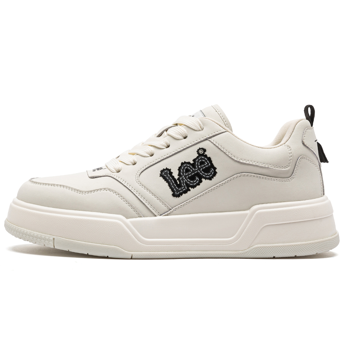 

Lee Белые кроссовки устойчивые к истиранию увеличивающие рост низкие скейтерские мужские, цвет White