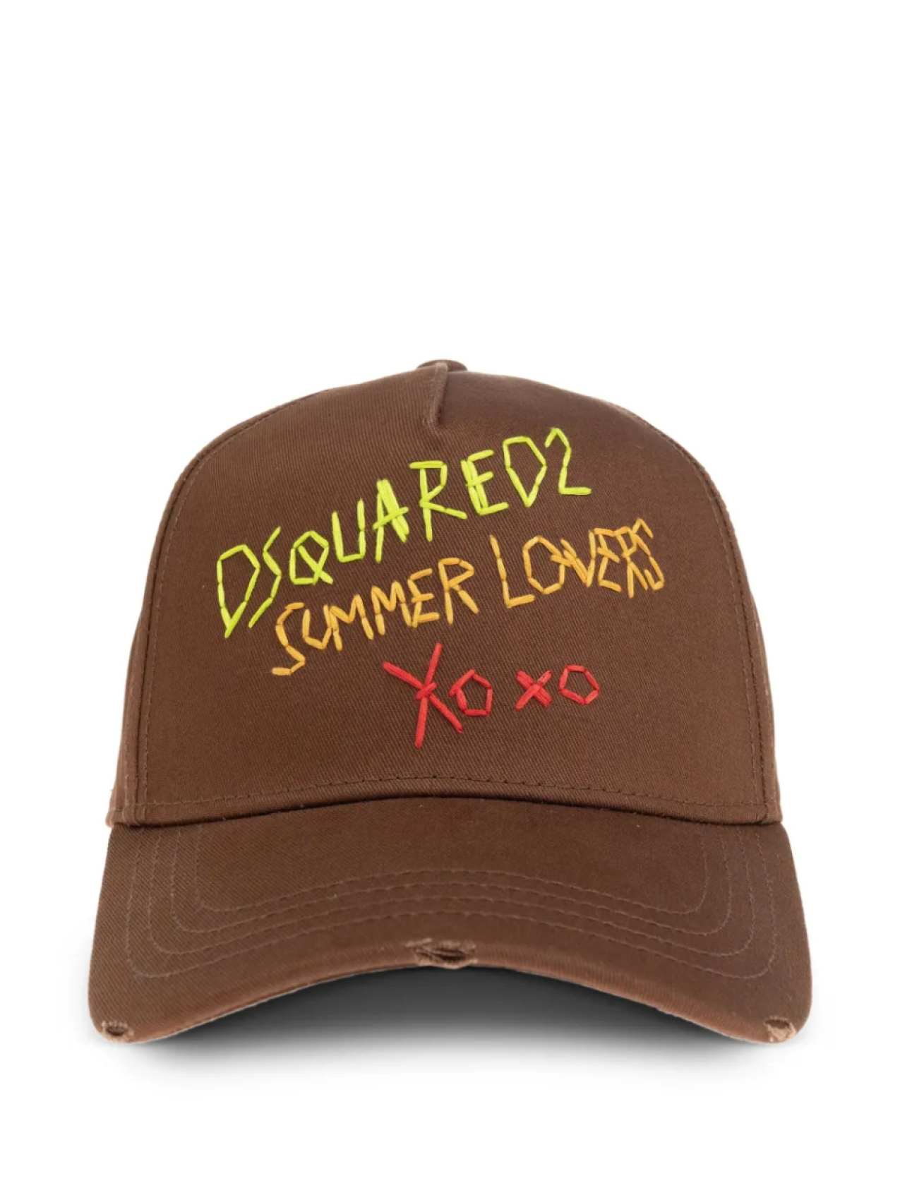 

Бейсболка DSQUARED2 с вышитым логотипом, коричневый