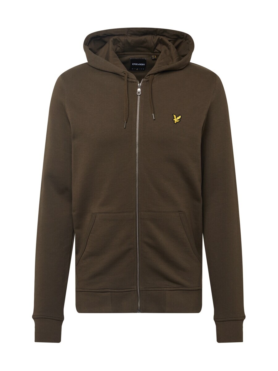 

Худи Lyle & Scott Zip-Up Hoodie, оливковый