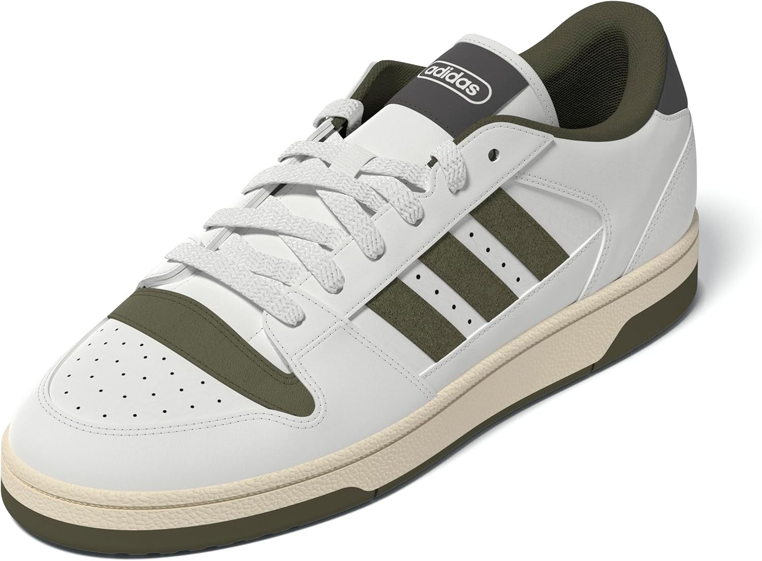 

Кроссовки Adidas Унисекс-Взрослые Break Start, белый/угольный/оливковый