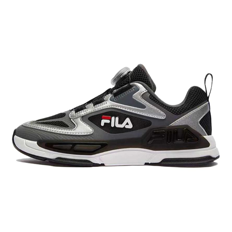 

FILA KIDS Детские кроссовки с низким верхом, устойчивые к истиранию, черно-серые