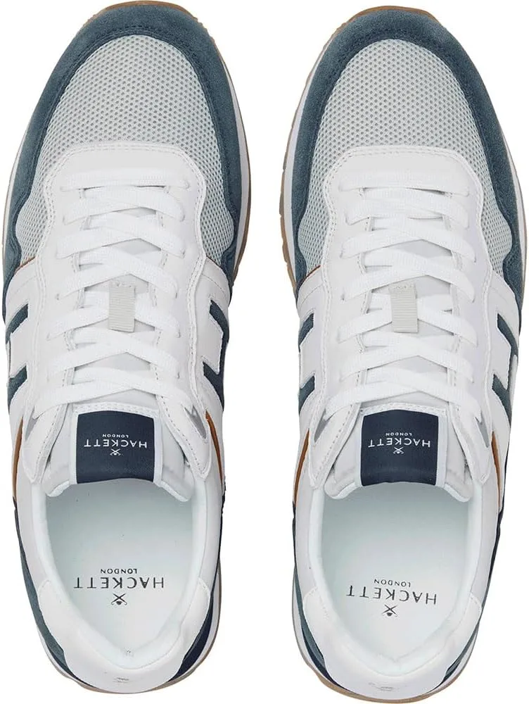 Кроссовки Hackett London Telfor Vibesun из кожи, синие — фото 4