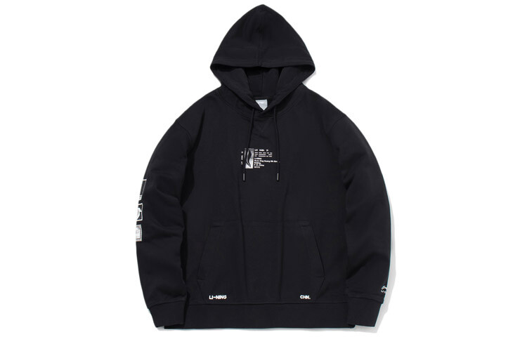 

Толстовка мужская черная Lining, черный