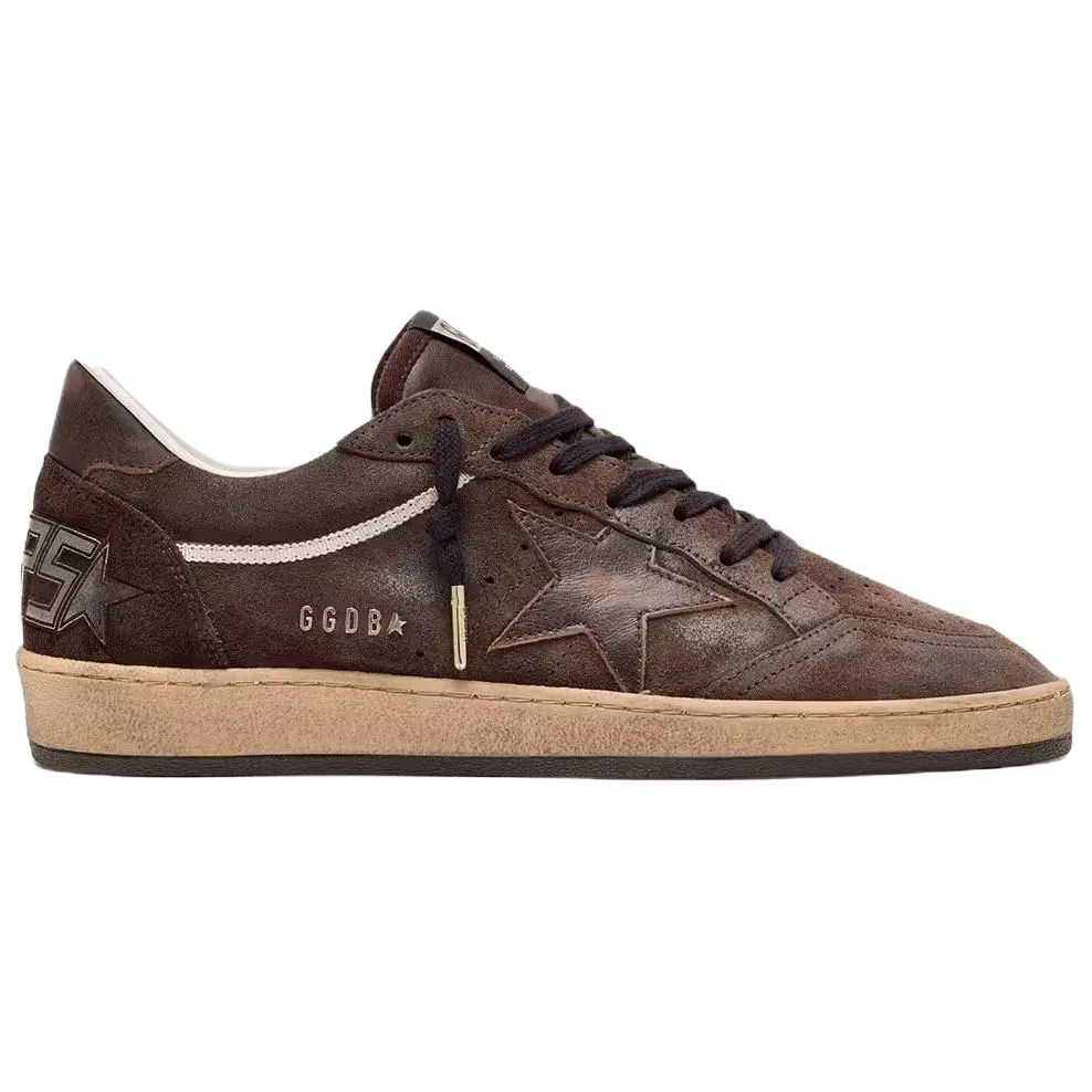 Кеды низкие Golden Goose Brown — фото 3